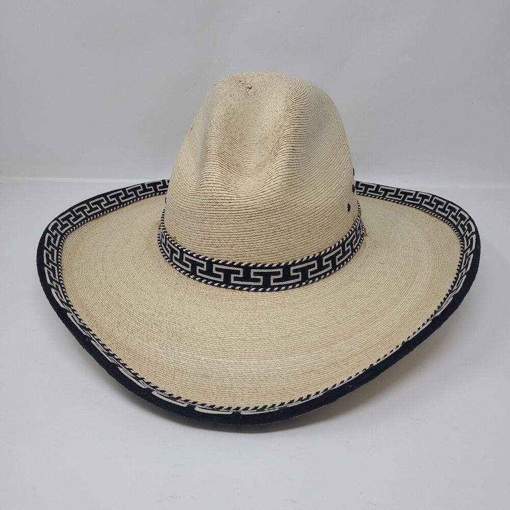 Bullhide Shooting Fever - (30X) Mexican Palm Straw Cowboy Hat Size XL 5" Brim